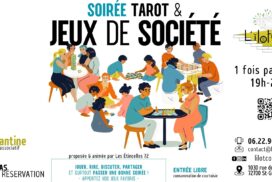 Soirée Jeux de Société & Tarot ⎪ 1 ven./mois ⎪ 19h-23h