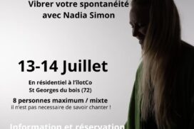 Stage Corps Coeur Voix  avec Nadia Simon  ⎪ 13 et 14-07/24